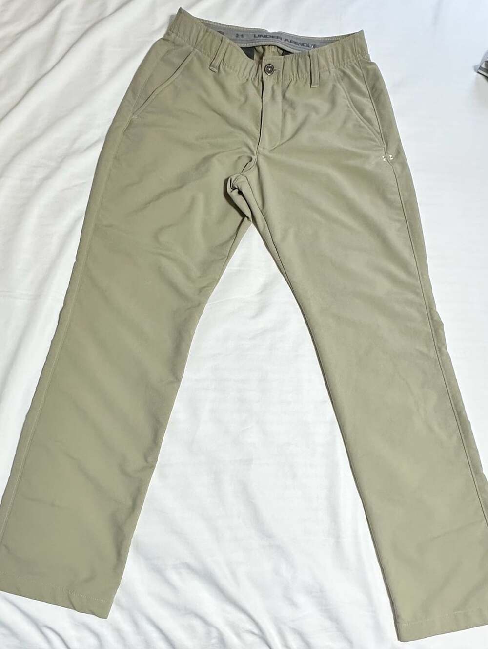 Under Armour Men's Beige Stretch Golf Pants Size 32x32